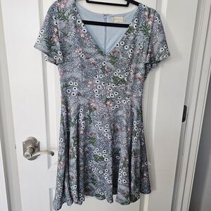 Alter'd State Botanical Floral A-line Mini Dress Medium